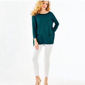 Lilly Pulitzer Cobo boatneck sweater with pockets!